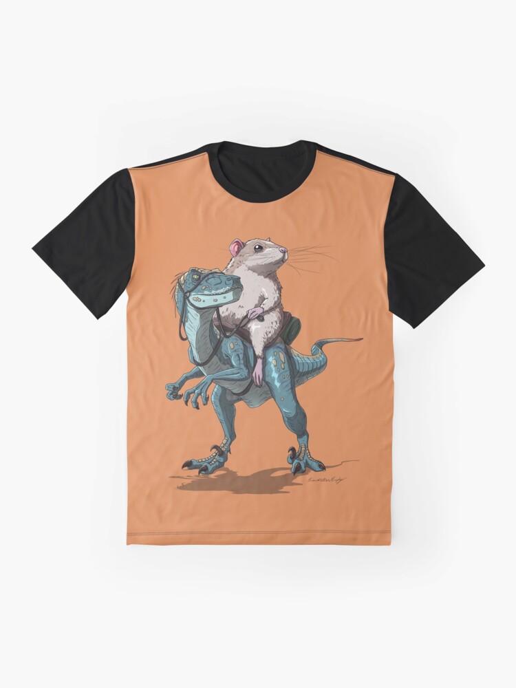 Download "Rat Raptor Rider sans BG" T-shirt by Wootus | Redbubble