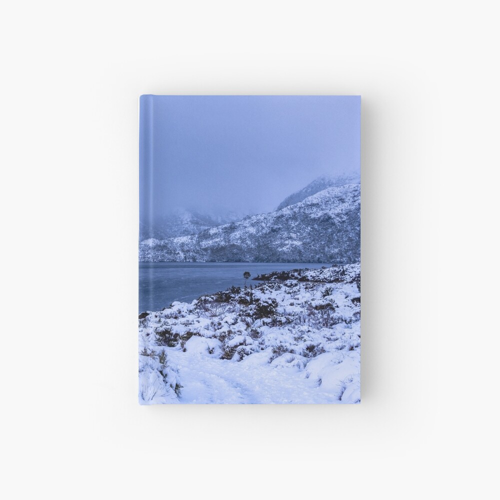 Dove Lake in the Snow Hardcover Journal