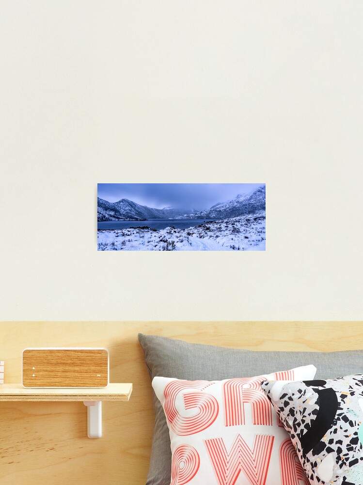 Thumbnail 2 of 3, Photographic Print, Dove Lake in the Snow designed and sold by paulmp.