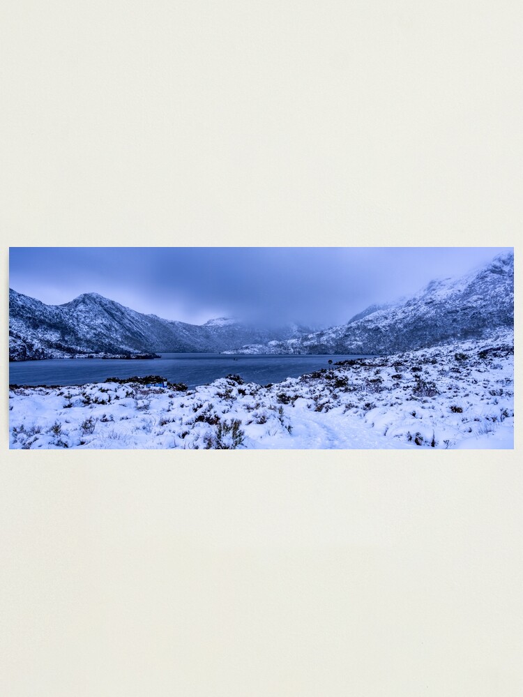 Thumbnail 1 of 3, Photographic Print, Dove Lake in the Snow designed and sold by paulmp.