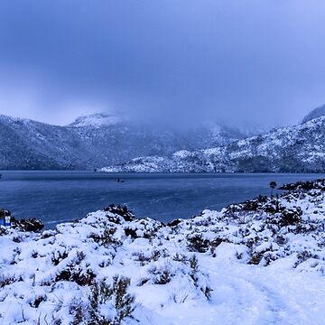 Artwork thumbnail, Dove Lake in the Snow by paulmp