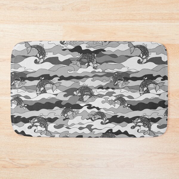 Item preview, Mermaid Splash Greyscale designed and sold by ZaryaKiqo.