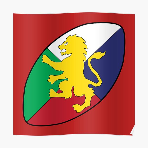 Lions Rugby Poster