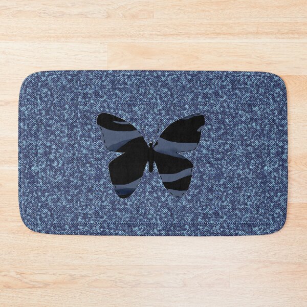 Item preview, Butterfly and denim background designed and sold by AliensRich.