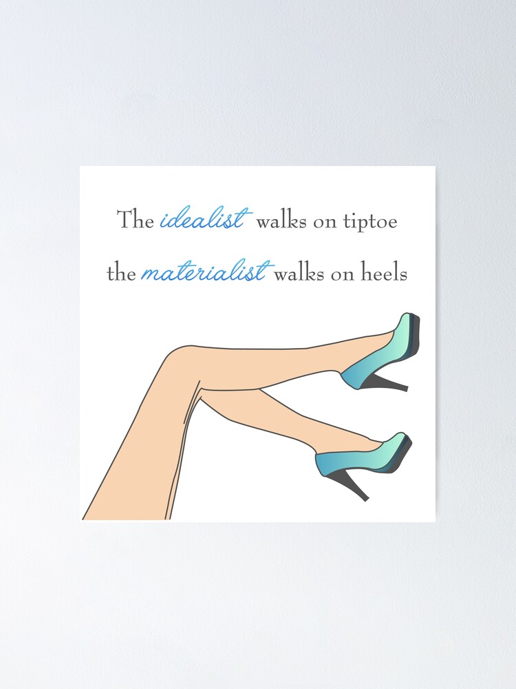 Heels higher than your standards - Sassy quote Art Print by Peachy Litchi |  Society6