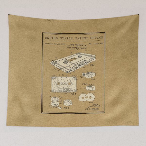 Item preview, United States Office Patent - Tape Cassette Cambridge  designed and sold by Quentin1984.
