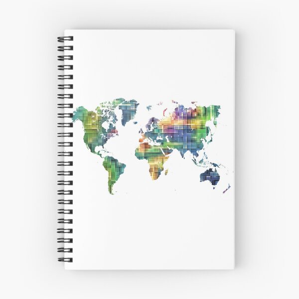 Item preview, Map of the world geometric #map #worldmap designed and sold by JBJart.