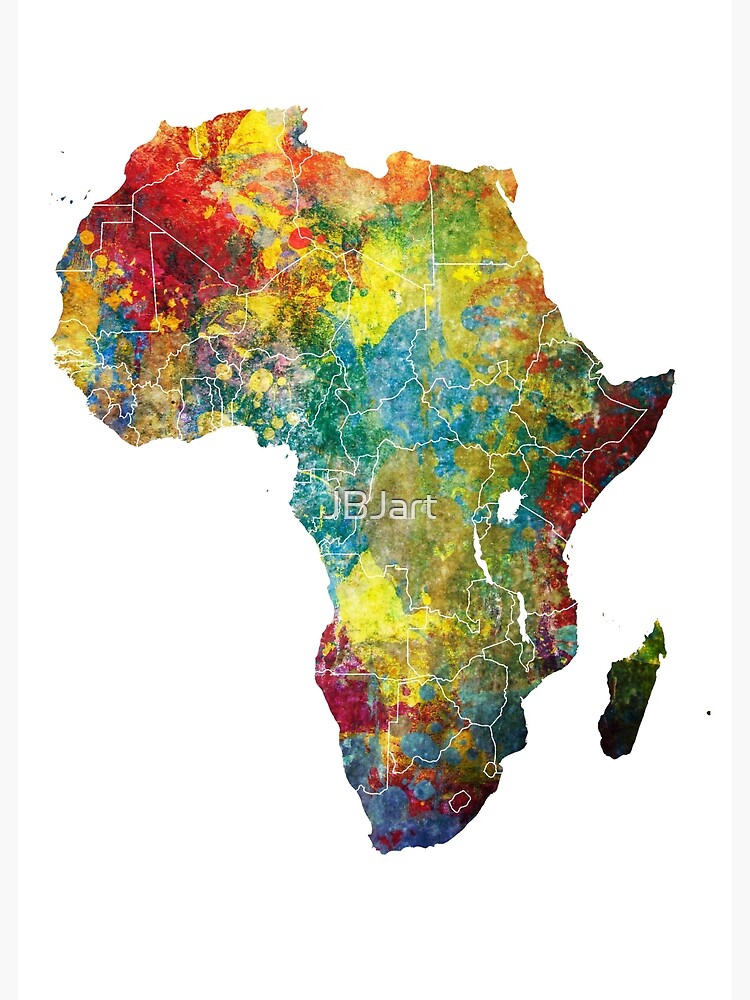 Africa map 3 #africa #map by JBJart