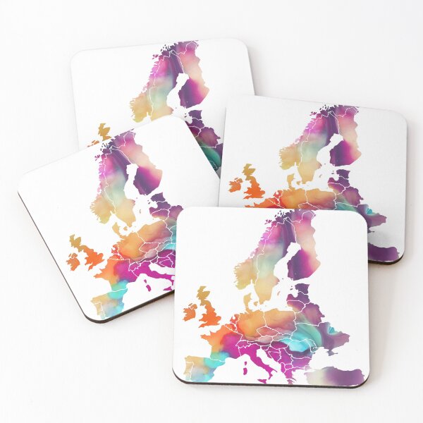 Item preview, Europe Map colored #europe #map designed and sold by JBJart.