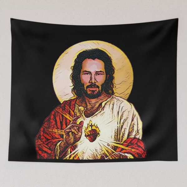 Item preview, Holy Keanu - T-Shirts, Gadgets & Face Masks designed and sold by PopModelStore.
