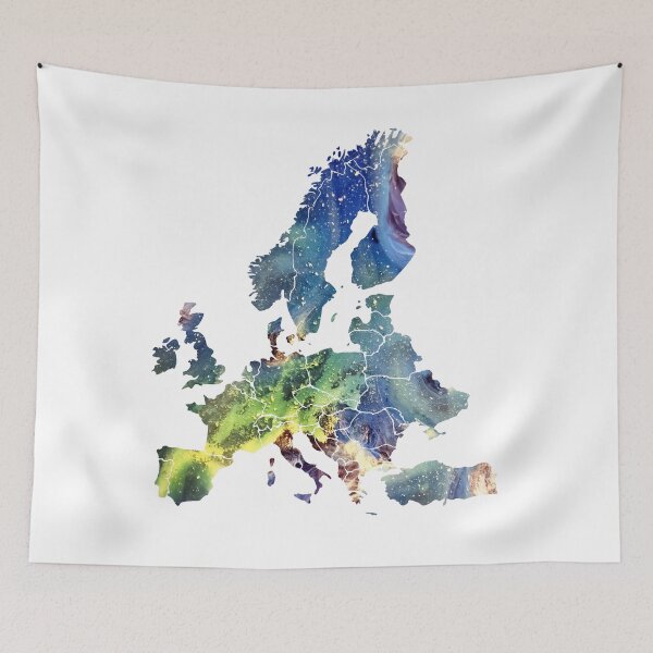 Item preview, Europe Map cosmic #europe #map designed and sold by JBJart.
