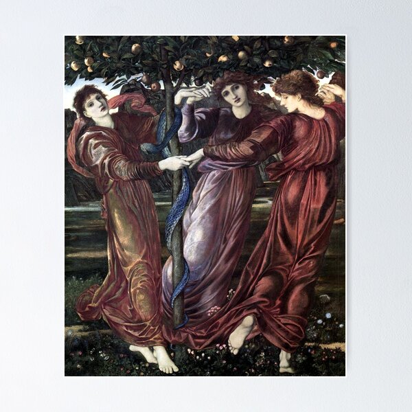 Item preview, El jardín de las Hespérides - Edward Burne-Jones designed and sold by forgottenbeauty.
