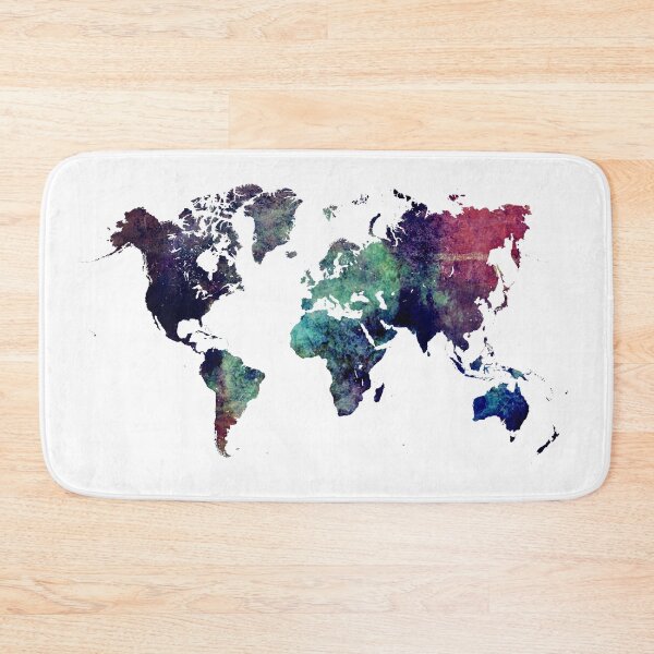 Item preview, Map world art after Ice age #map #worldmap designed and sold by JBJart.