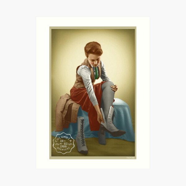 Columbia postcard Art Print