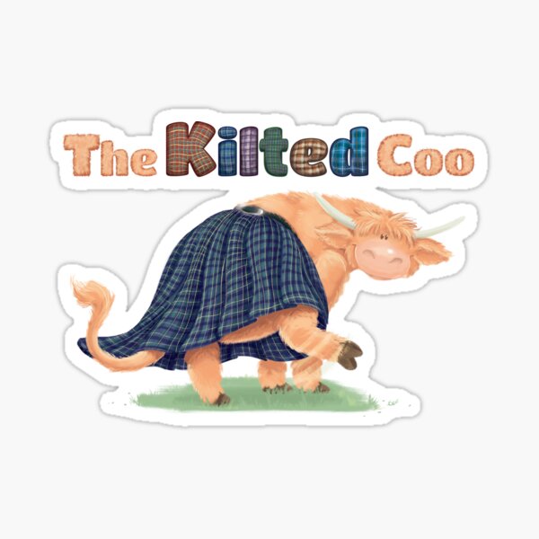 The Kilted Coo - Official - Title Sticker
