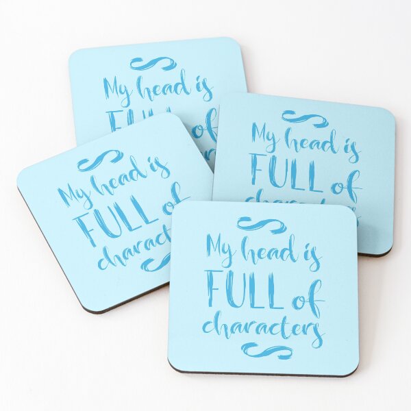 Item preview, my head is full of characters!  designed and sold by jazzydevil.
