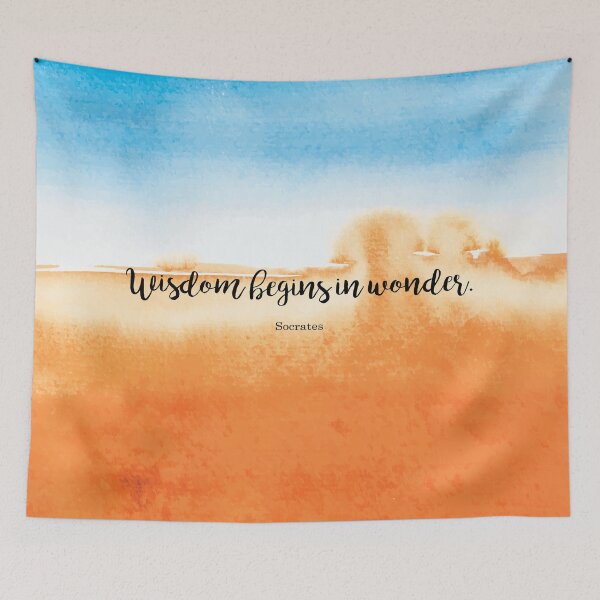 Item preview, Wisdom begins in wonder. Socrates designed and sold by StudioCitrine.