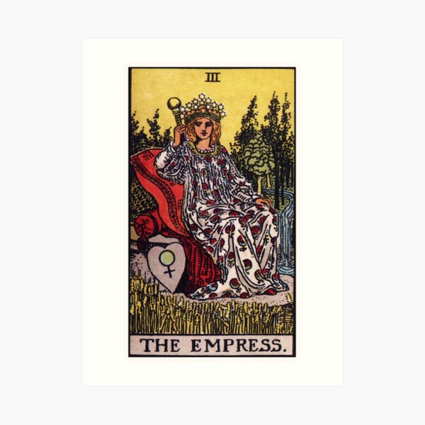 III. The Empress Tarot Card Art Print