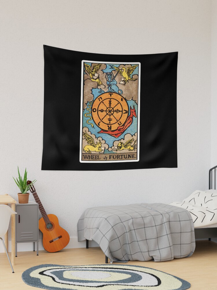 Wheel of 2025 fortune tarot tapestry