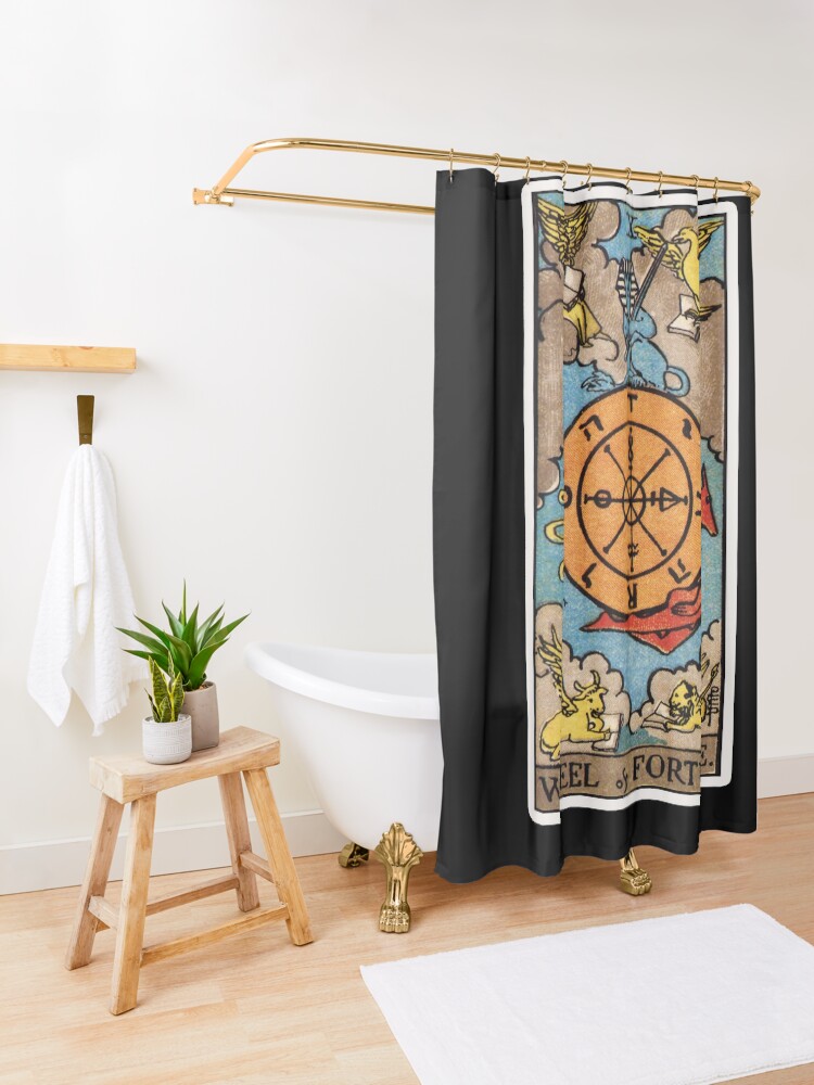 Zodiac Shower Curtain. Taurus shower curtain. Witchy shower curtain. Tarot Shower discount Curtain.