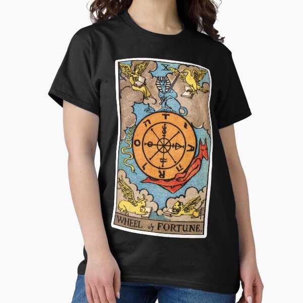 Item preview, X. Wheel of Fortune Tarot Card designed and sold by wildtribe.