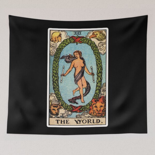 Aperçu de l'œuvre XXI. La carte du Tarot du Monde créée et vendue par wildtribe.