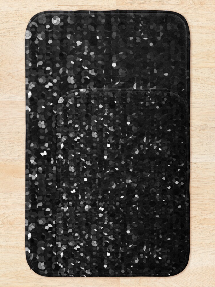Alternate view of Black Crystal Bling Strass G283 Bath Mat