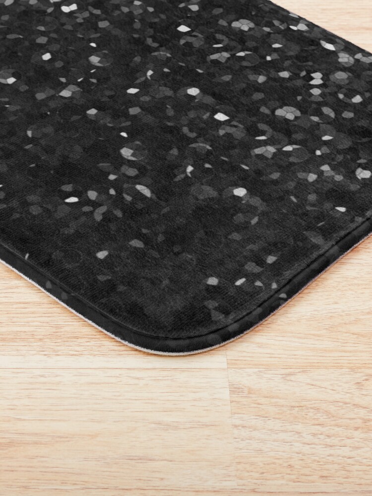 Alternate view of Black Crystal Bling Strass G283 Bath Mat