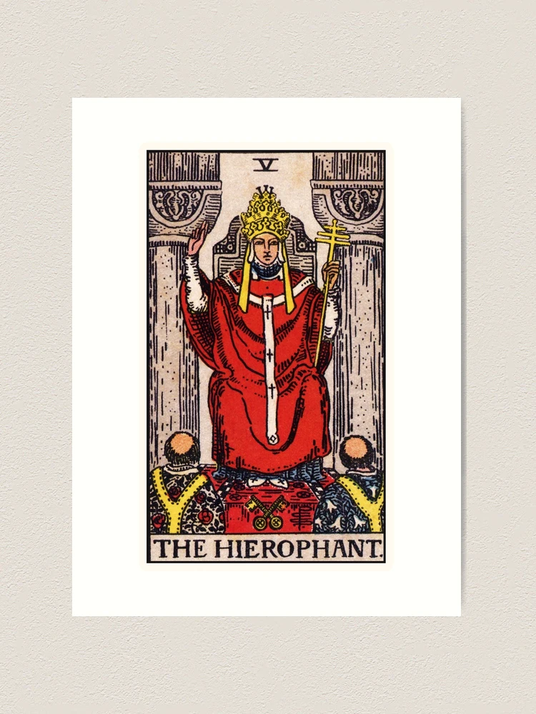 V. The Hierophant Tarot Card