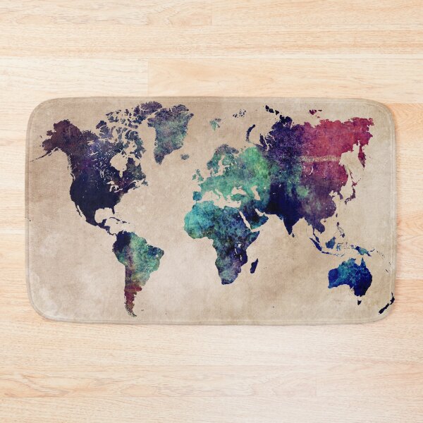 Item preview, World Map cold World designed and sold by JBJart.