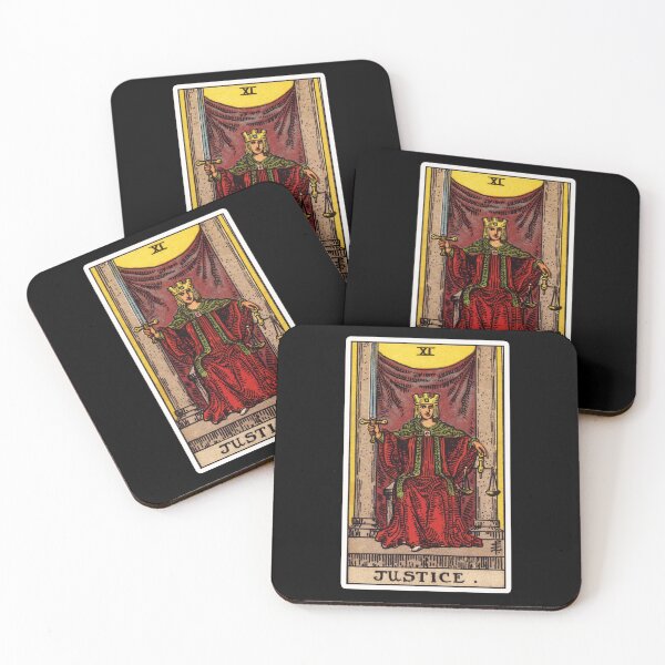 Item preview, II. Justice Tarot Card designed and sold by wildtribe.