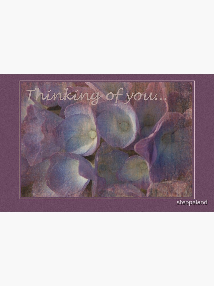 Thumbnail 2 of 2, Greeting Card, Nostalgic blues - card designed and sold by steppeland.