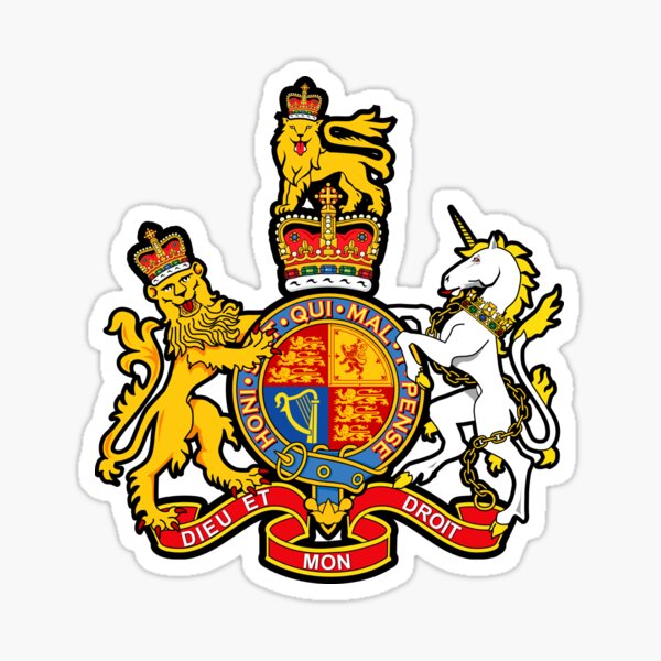 Sticker: Uk Coat Of Arms