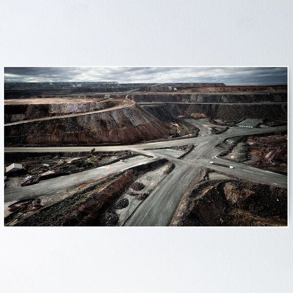 Item preview, The Superpit goldmine at Kalgoorie - I (photo Dave Carter) designed and sold by Colin White.