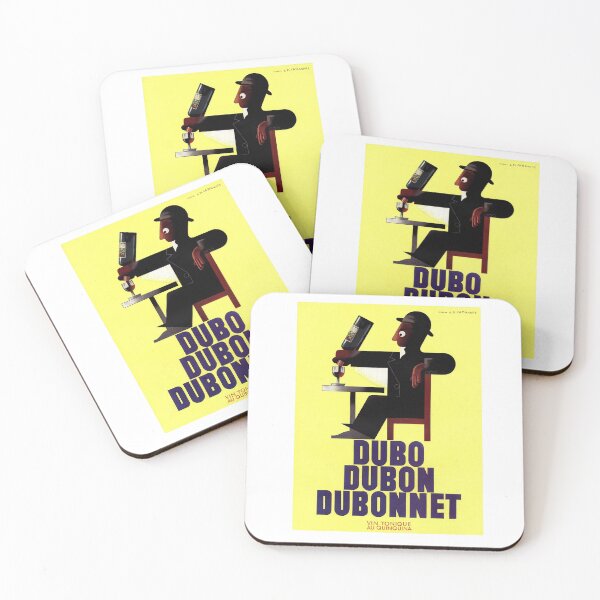 Item preview, DUBO DUBON DUBONNET Wine Art Deco Vintage Alcohol designed and sold by retroposters.