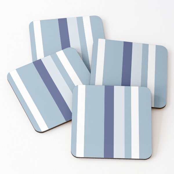 Item preview, David Rose Designs - Coordinating Stripes (Slate Blue) designed and sold by Sartabanfi.