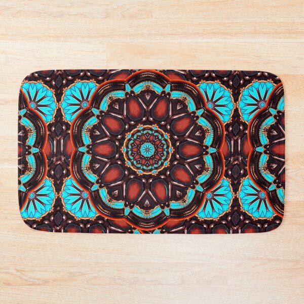 Item preview, Abstract - Wood & Turquoise Pattern   designed and sold by Gravityx9.