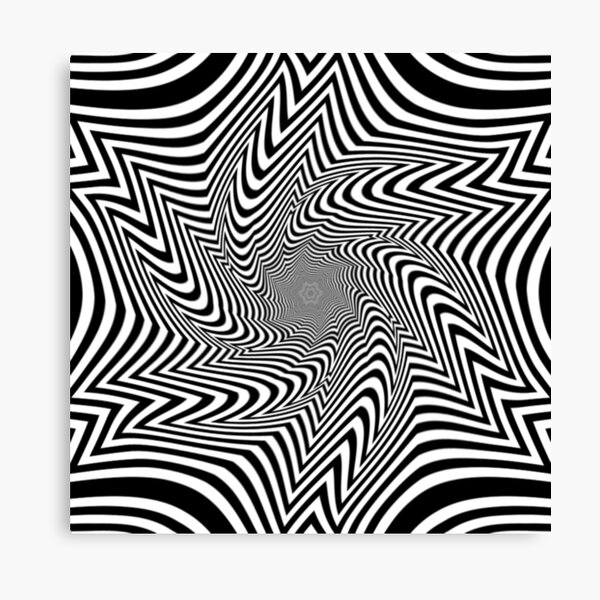 #Illusion, #pattern, #vortex, #hypnosis, abstract, design, twist, art, illustration, psychedelic Canvas Print