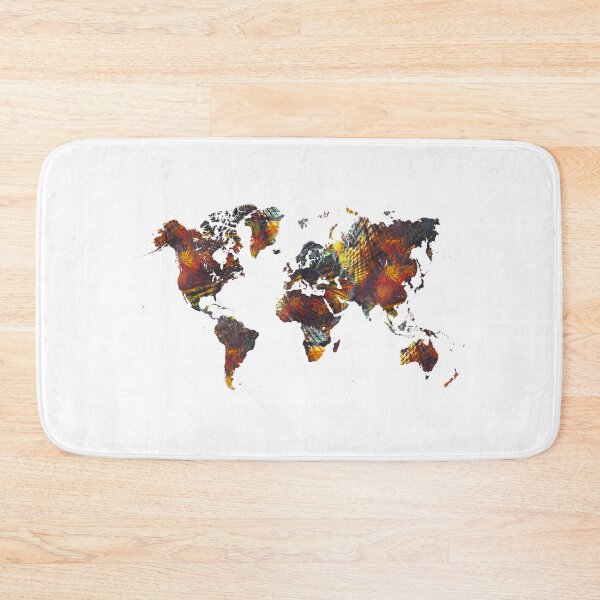 Item preview, World Map Cube art #worldmap #map designed and sold by JBJart.