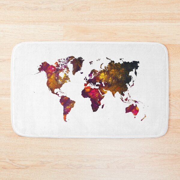 Item preview, World Map Mountains #worldmap #map designed and sold by JBJart.