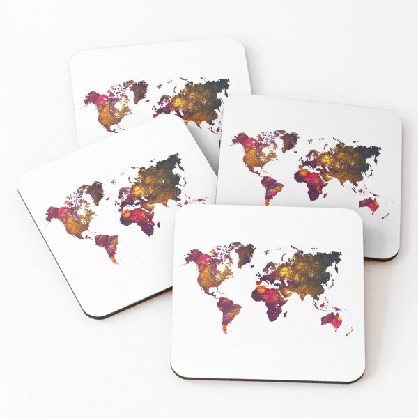 Item preview, World Map Mountains #worldmap #map designed and sold by JBJart.