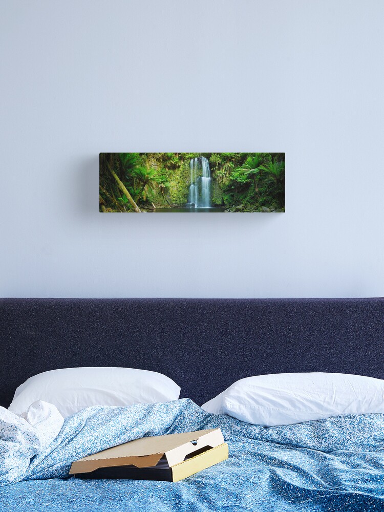 Thumbnail 1 of 3, Canvas Print, Beachamp Falls, Otways, Great Ocean Road, Victoria, Australia designed and sold by Michael Boniwell.