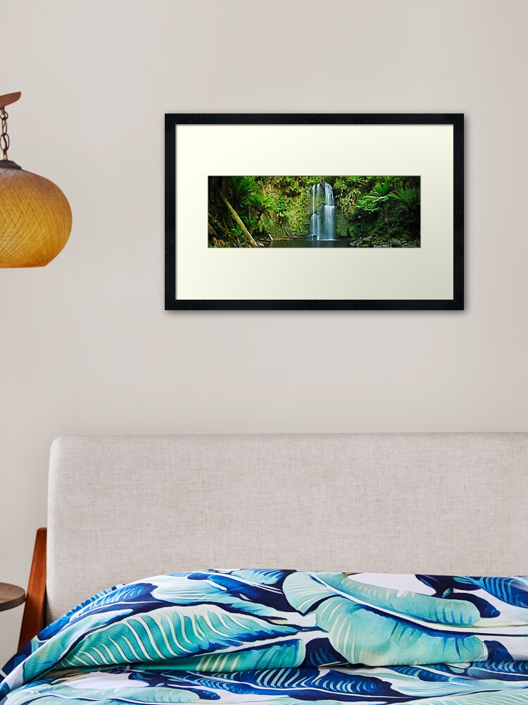 Thumbnail 1 of 7, Framed Art Print, Beachamp Falls, Otways, Great Ocean Road, Victoria, Australia designed and sold by Michael Boniwell.