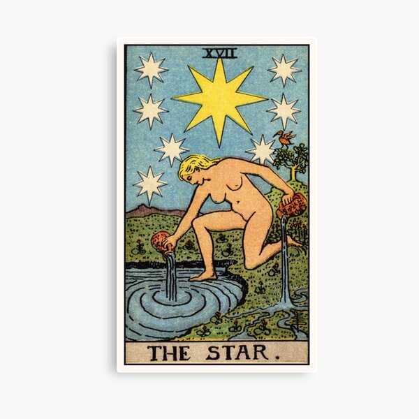 Item preview, XVII. The Star Tarot Card designed and sold by wildtribe.