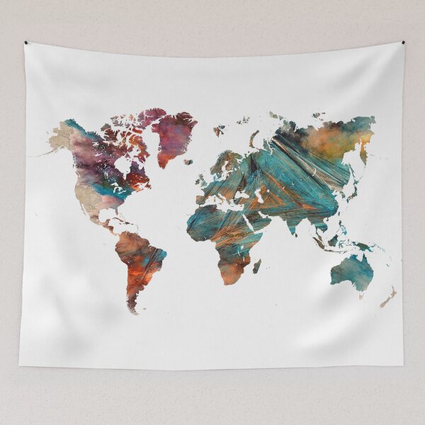 Item preview, World Map triangle #worldmap #map designed and sold by JBJart.