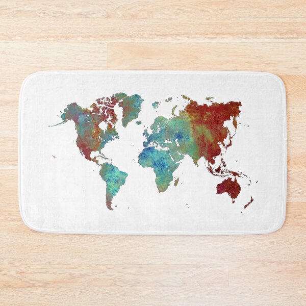 Item preview, World map metal #worldmap #map designed and sold by JBJart.