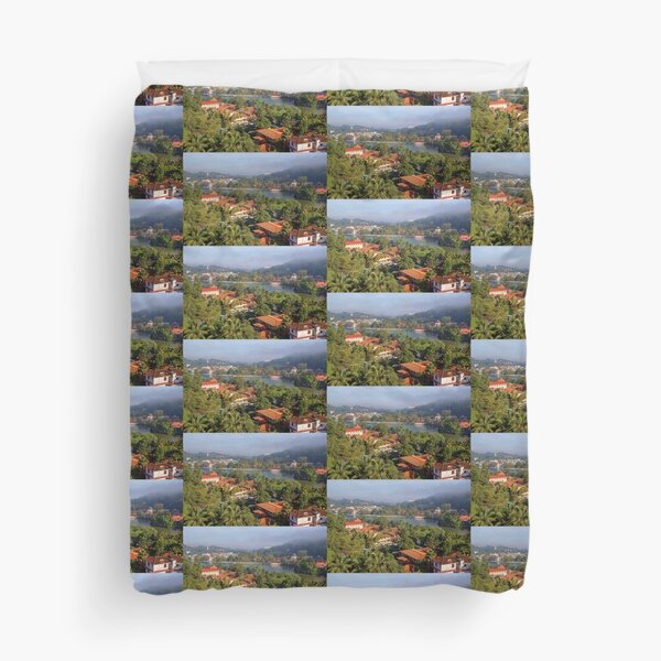 "Sri Lanka. Kandy. Kandy Lake." Duvet Cover for Sale by vadim19 Redbubble