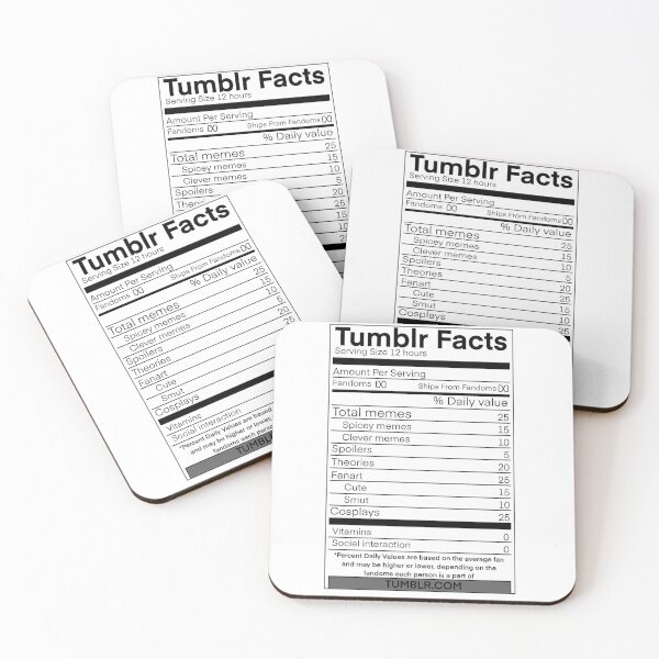 Item preview, Tumblr facts designed and sold by Harleysworkbook.