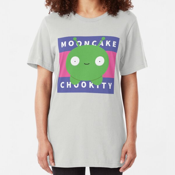 Chookity! Mooncake Final Space Slim Fit T-Shirt
