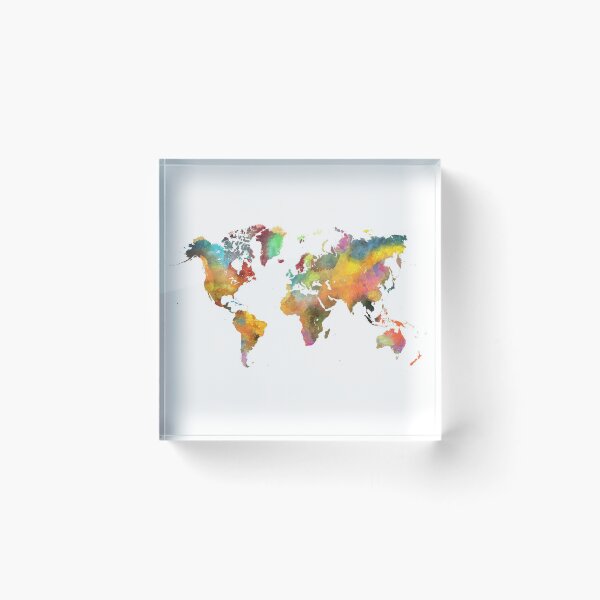 Item preview, world map 3 designed and sold by JBJart.